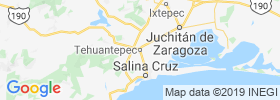 Santo Domingo Tehuantepec map